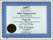 Aiko certificate