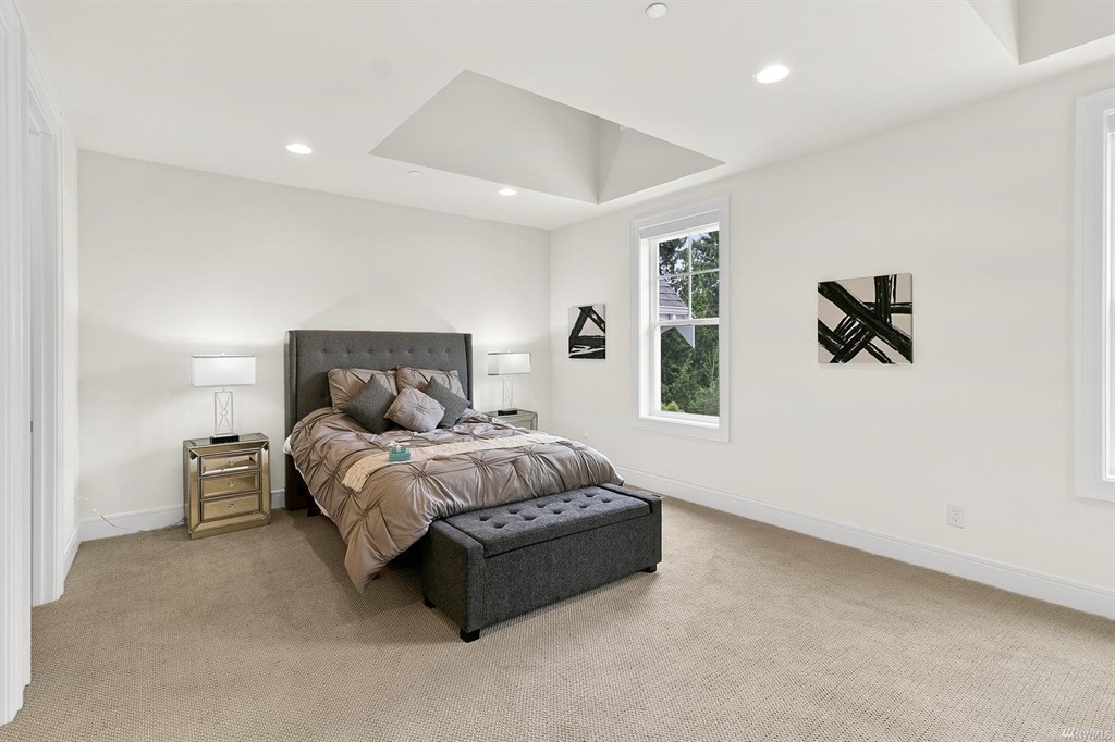 bedroom and skylight